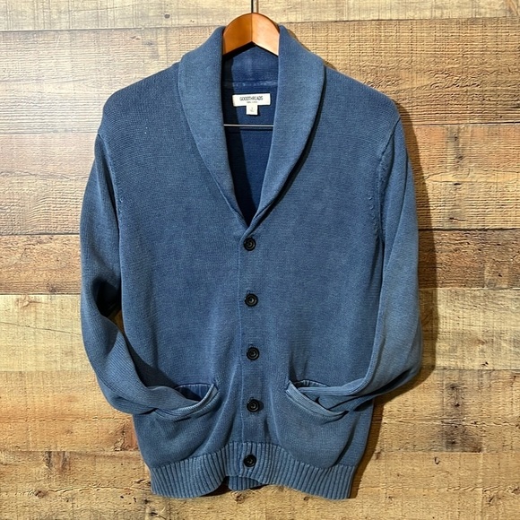 Goodthreads Other - GOODTHREADS Blue 100% Cotton Grandpa Cardigan